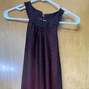 Venus purple/pink ombré dress